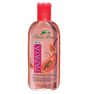 FACE WASH / FACIAL WASH - Papaya Soft Face Wash-NATURE SECRETS-100ml