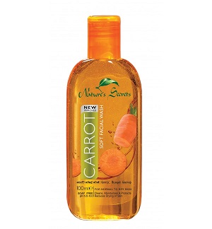 FACE WASH / FACIAL WASH - Carrot Soft Face Wash-Nature Secrets-100ml