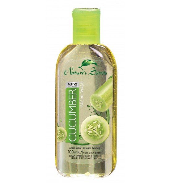FACE WASH / FACIAL WASH - Cucumber Face Wash-Nature Secrets- 100ml 