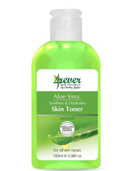 CLEANSER , TONER, PACK  & SCRUB Mask  -  4REVER SKIN TONER ALOE VERA 100ML