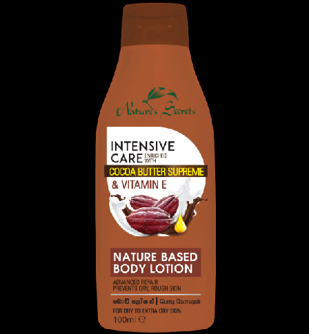 BODY LOTION - Body Lotion- Intensive Care Vitamin E - Nature Secrets 100ml