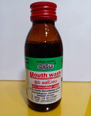AYURWEDIC PRODUCT  - KRIMIRAJA MOUTH WASH 100ML