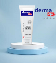 FACE WASH / FACIAL WASH - DERMA PRO FACE MASK ORANGE WHITENING 100G