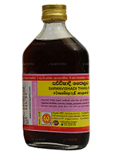 AYURWEDIC PRODUCT  - GAMPAHA WICKRAMARATCHI AYURVEDIC OIL SARWA WISHADI 180ML