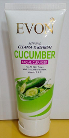 FACE WASH / FACIAL WASH - EVON CLEANSER  CUCUMBER 100ML