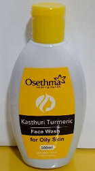 FACE WASH / FACIAL WASH - OSETHMA FACE WASH KASTHURI TURMERIC OILY SKIN 100ML