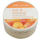 FACE CREAM DAY CREAM NIGHT CREAM  - JANET SCRUB APRICOT  FAIR NATURAL  225ML