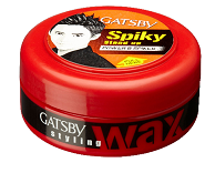 HAIR OIL AND HAIR CREAM TONIC CASTER OIL  - GATSBY SPIKY HAIR WAX RED 75G
