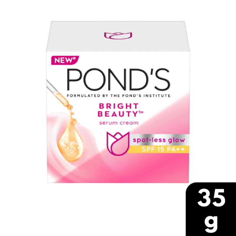 FACE CREAM DAY CREAM NIGHT CREAM  - PONDS BRIGHT BEAUTY SERUM CREAM 35G