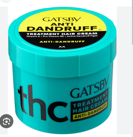 HAIR OIL AND HAIR CREAM TONIC CASTER OIL  - GATSBY HAIR CREAM ANTI DANDRUFF 250G